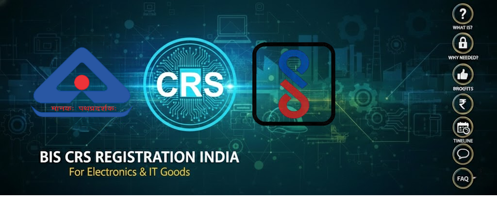 BIS CRS Registration for Electronic Products in India