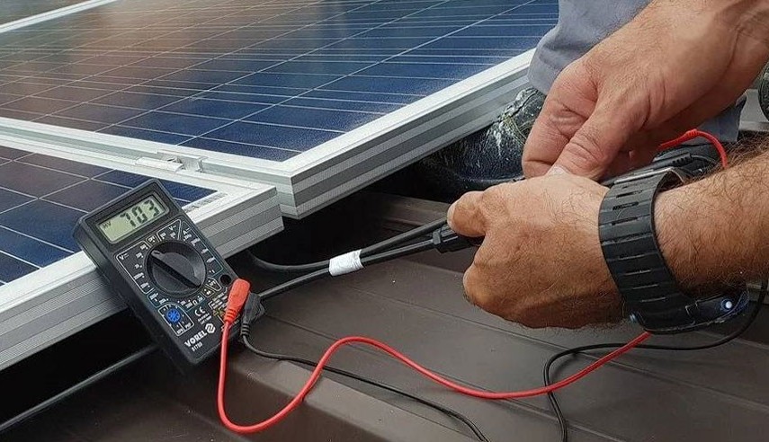 Solar panel HIPOT testing system for electrical insulation safety