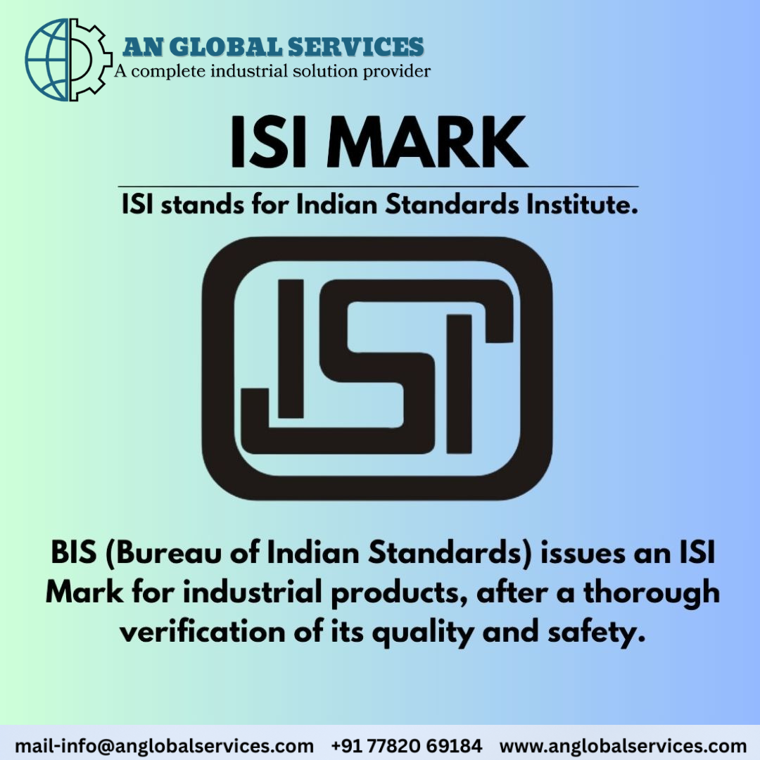 ISI Mark Certificate in India